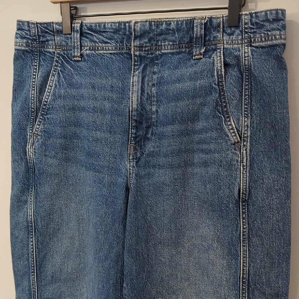 Madewell Tapered Denim Trousers‎ size 32 $148 image 5